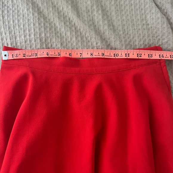 MODCLOTH | Red Midi Circle Skirt - Picture 9 of 10